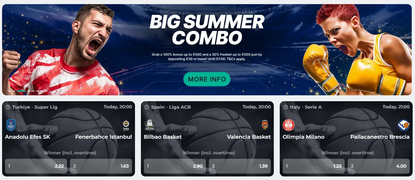 Sports betting promotions at Kinghills